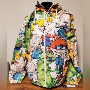 Rugrats Members Only Lightweight Windbreaker Jacket Size Large